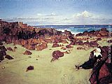 James Abbott McNeill Whistler The Coast of Brittany painting